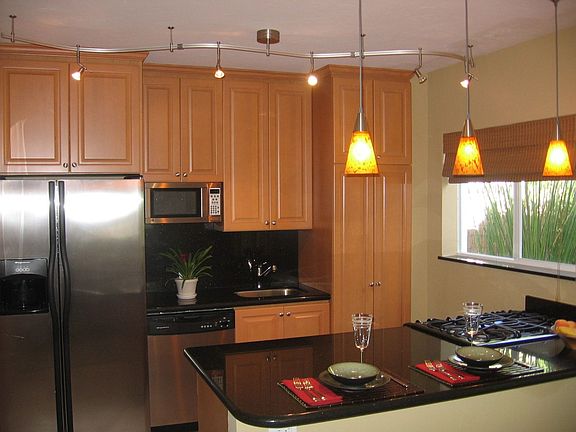 New Kitchen With Pantry and Island