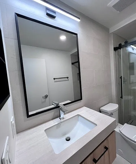Newly renovated bathroom