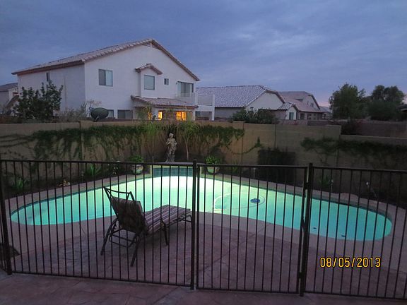 Fenced pool