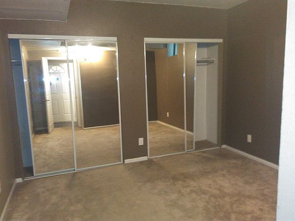 Large bedroom with dual closets