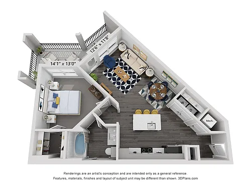 Floor plan Aeronaut