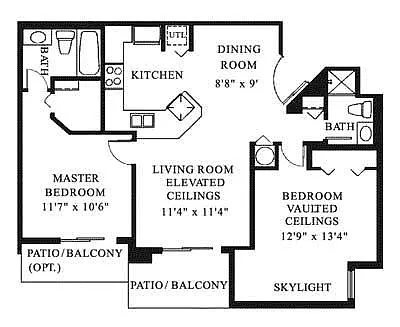 Floor plan Las Palmas