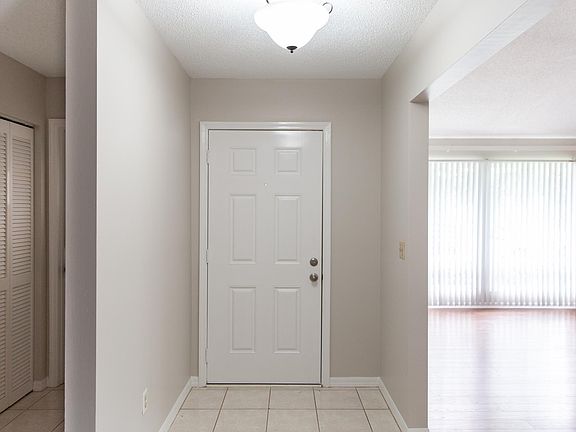 Foyer open to living room