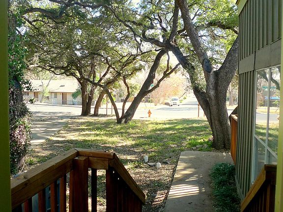 View out the front door