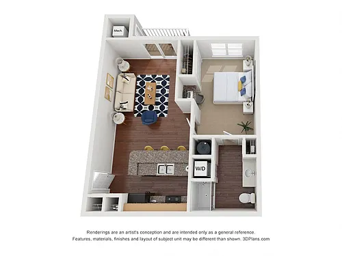 Floor plan The River