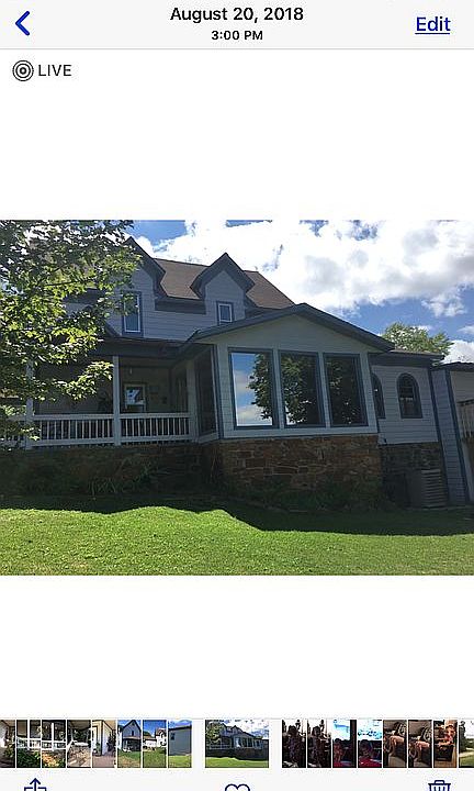 Sun toom showing off porch