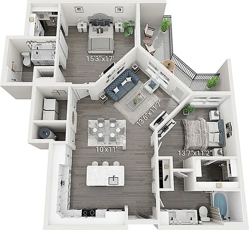 Floor plan Beacon