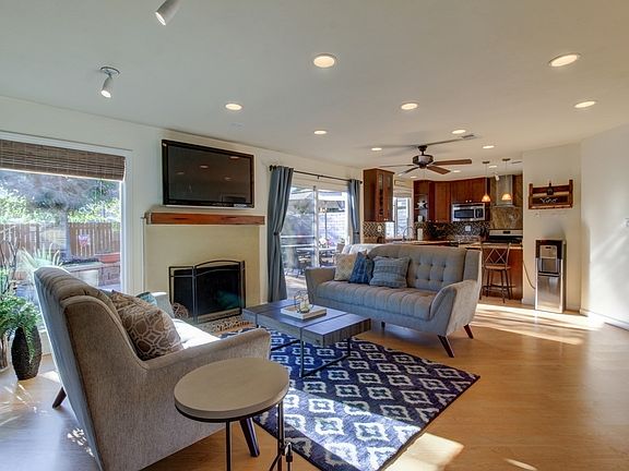 Open floor plan living room