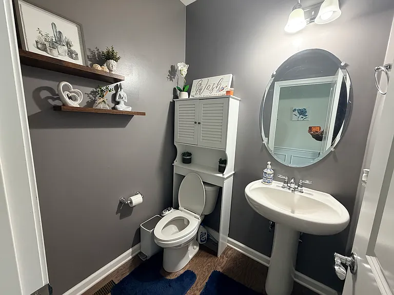 Main floor toilet