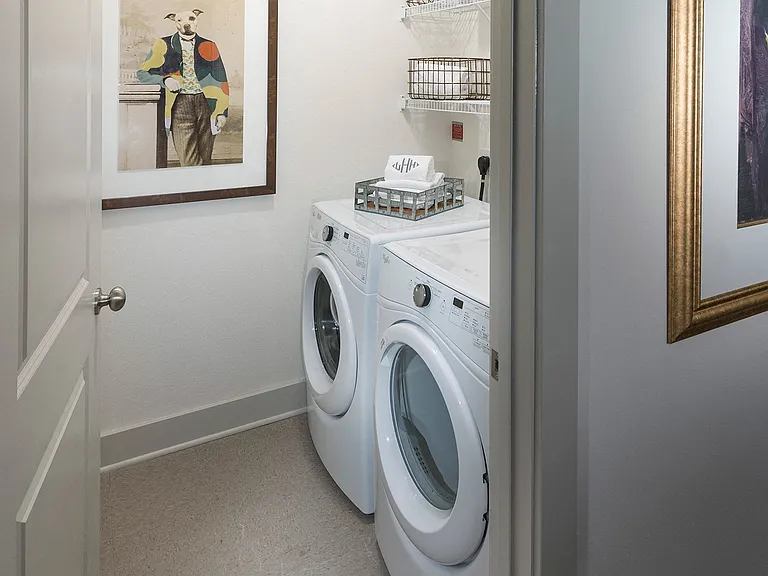 Full-size washer and dryer every home
