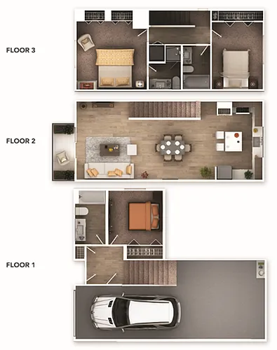 Floor plan Burgundy I