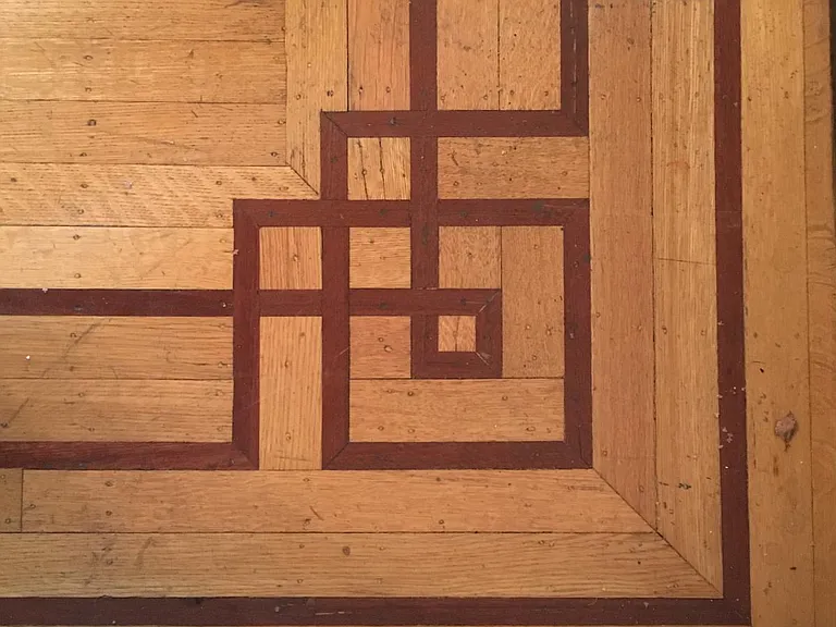 Inlaid hardwood floors