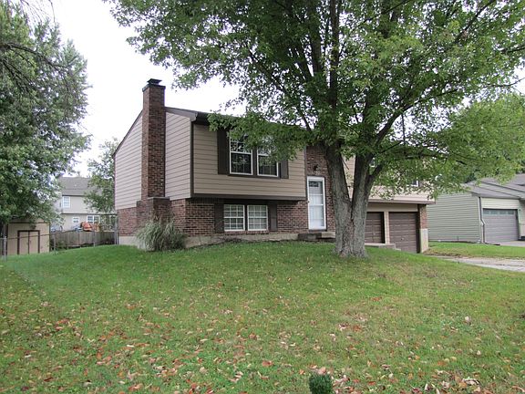 Front left view of the home. Wood burning fireplace in the