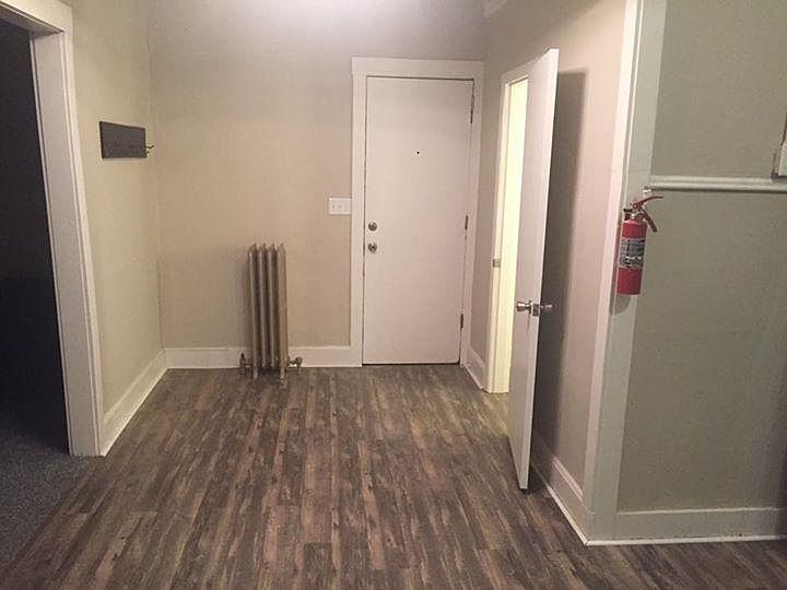 Plenty of space for a kitchen/dining table in the 300 sq ft 