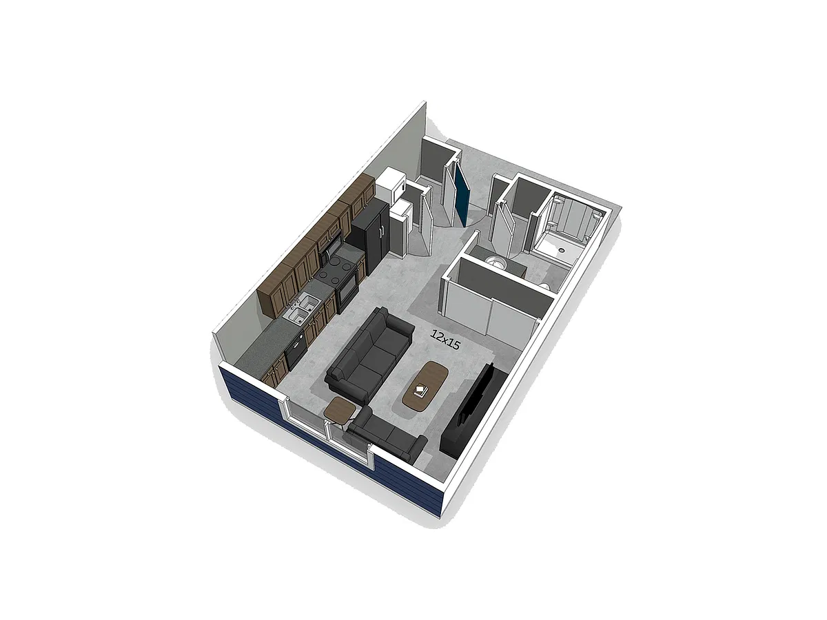 Floor plan Micro Studio