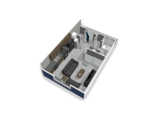 Floor plan Micro Studio