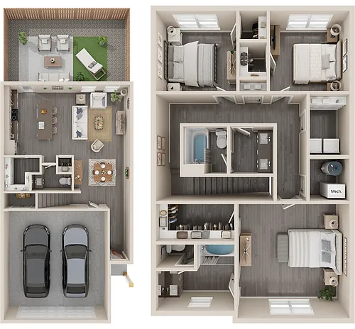 Floor plan The Camellia 3x2.5