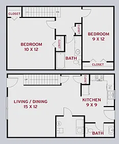 Floor plan 2THR