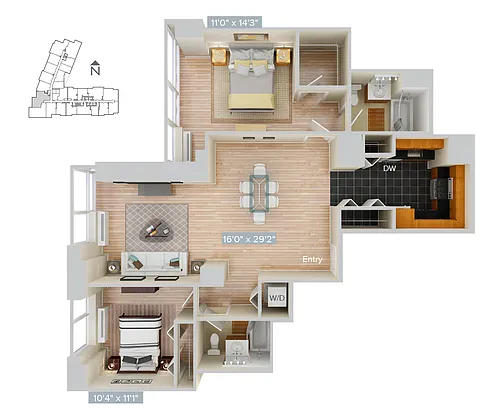 Floor plan Furnished-f-B20-1855