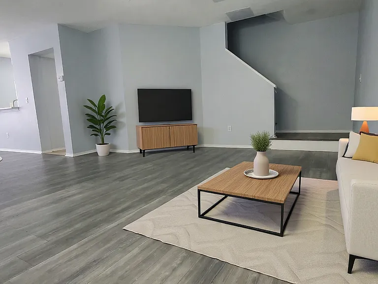Living Room virtually staged.