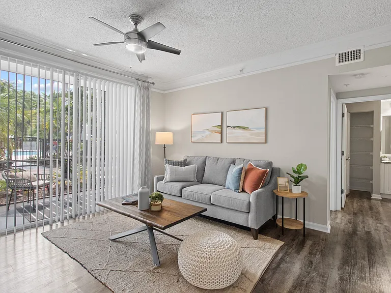 Furnished Living Room at Verona at Boynton Beach Apartments in Boynton Beach, FL 33426