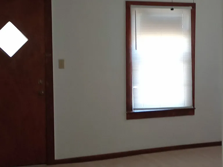living room with two windows
