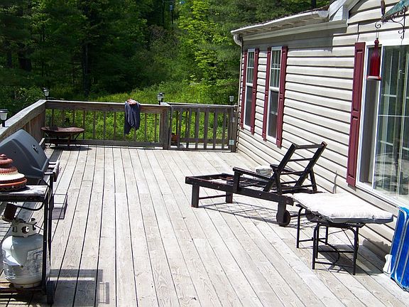 Full length back deck