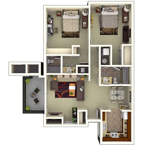 Floor plan Residence 3 Luxury