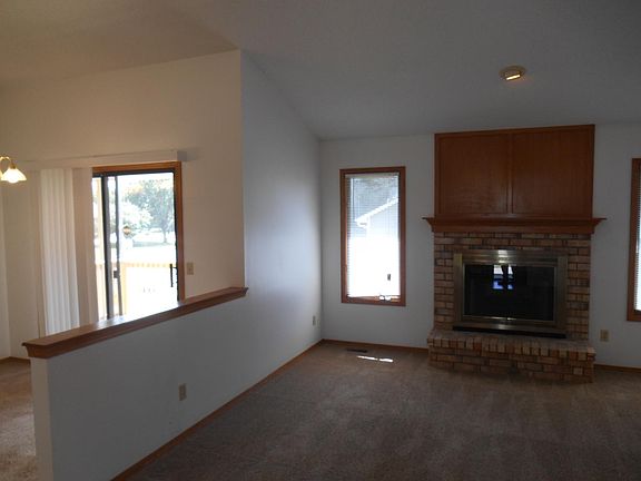 Family room and patio door