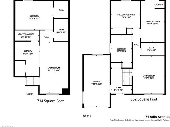 71 Adis Ave, Hamilton, ON L9C 6T9