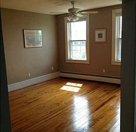 spacious sun filled living room
