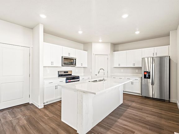 The Wiley floorplan interior image taken at a Meritage Homes Community in Eagle Mountain, UT.