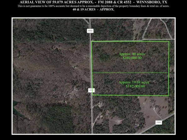 County Road 4552, Winnsboro, TX 75494