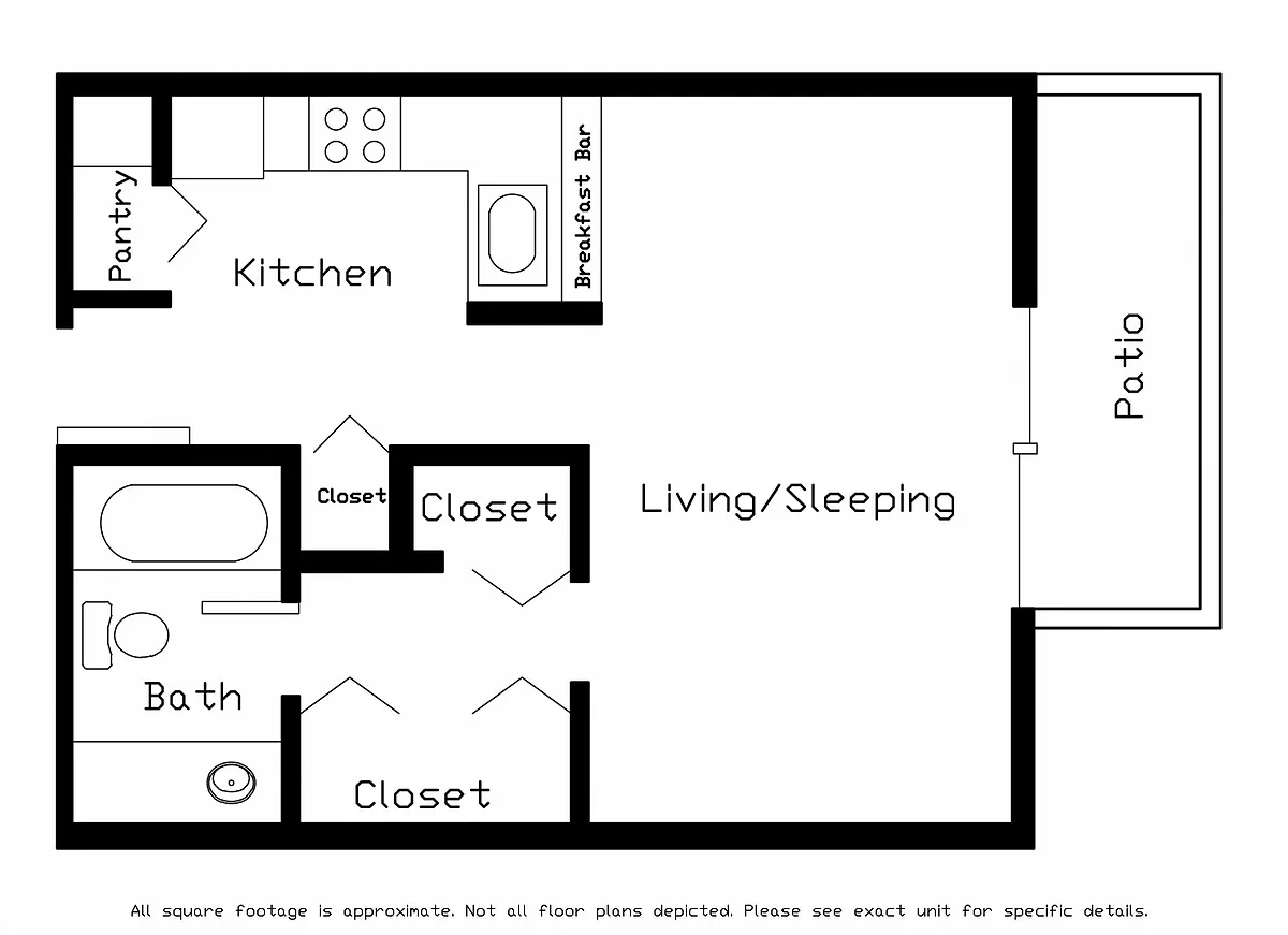 Floor plan Studio