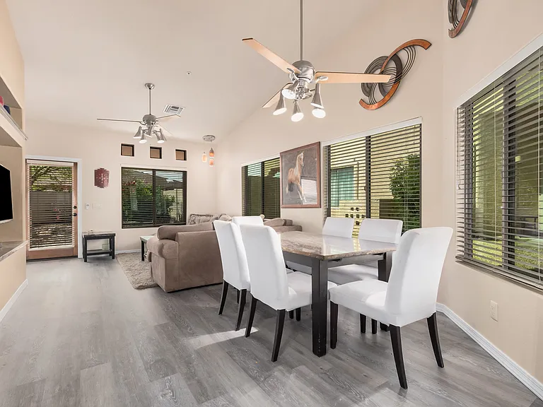 Dining and family room