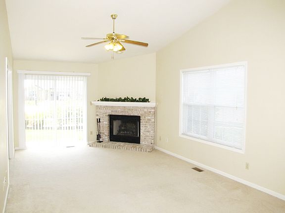 Family room with fireplace