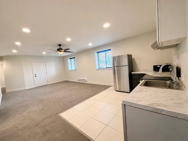 Kitchen and living room