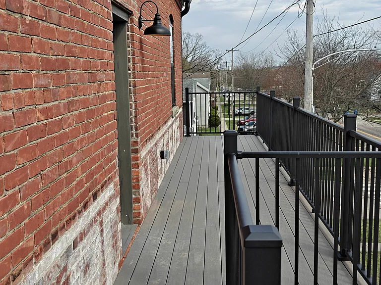 Unit C deck area