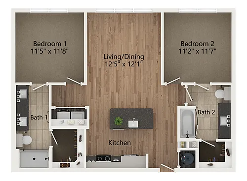 Floor plan B1