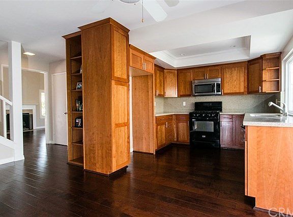View of kitchen from the family room