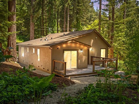 Back entrance and deck