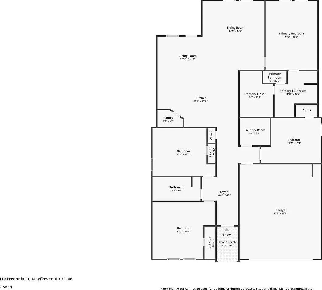 Spacious 4 Bed, 2 Bath Home with Garage in Mayflower! — Photo 3