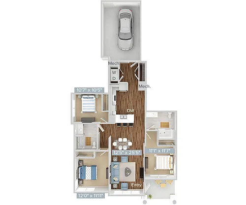 Floor plan C1-1415