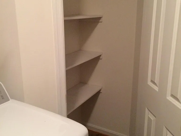 Storage Closet in Laundry Room