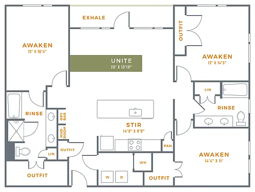 Floor plan C1