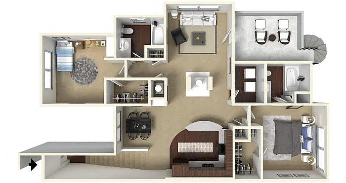 Floor plan B3