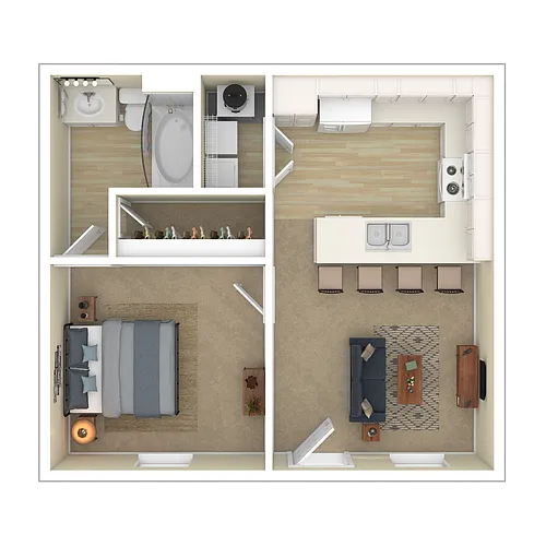 Floor plan 1-1-1