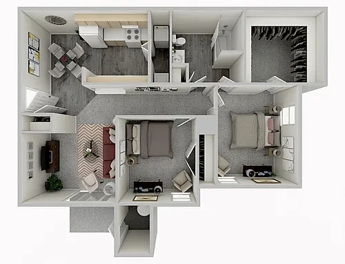 Floor plan 2 Bedroom