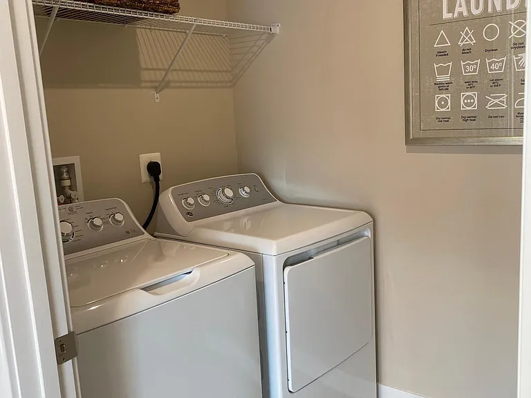 Brand NEW Washer & Dryer included in the 2nd Floor Laundry Room for added convenience