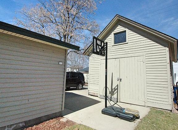This large shed adds to the appeal of this older home. It is currently used for storage but could ea